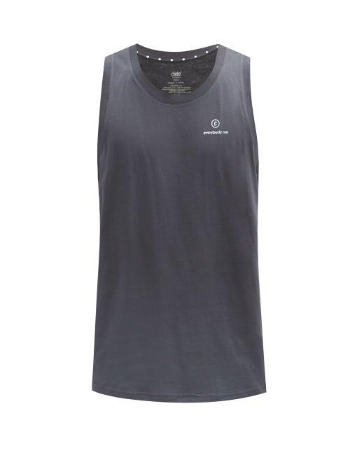 Matchesfashion.com Ciele Athletics - Nsbtank Cotton-jersey Tank Top - Mens - Black