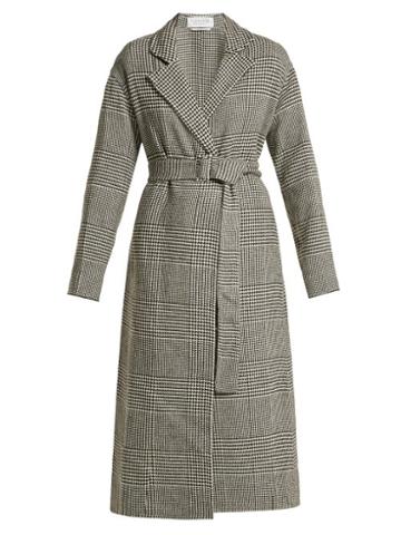 Matchesfashion.com Gabriela Hearst - Souza Cashmere Belted Coat - Womens - Black White