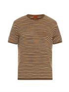 Missoni Striped Fine-knit Cotton T-shirt