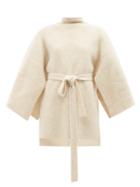 Lauren Manoogian - Planes Knitted Poncho - Womens - Cream