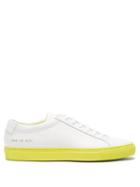 Matchesfashion.com Common Projects - Achilles Low Top Leather Trainers - Womens - Yellow White