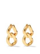 Ladies Jewellery Bottega Veneta - Chain Gold-plated Sterling-silver Earrings - Womens - Gold