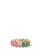 Matchesfashion.com Shay - Ruby, Sapphire, Emerald & 18kt Gold Ring - Womens - Multi