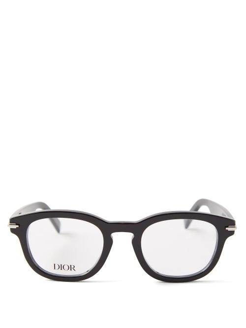 Dior - Square Acetate Glasses - Mens - Black