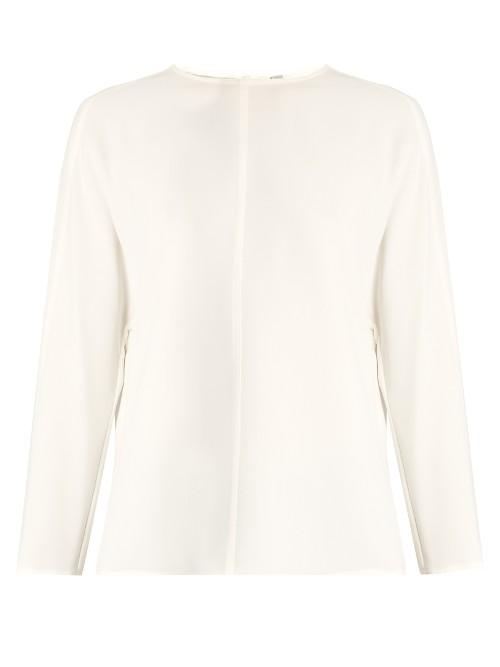 Vince Cady Crepe Open-back Top