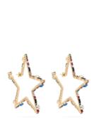 Valentino Crystal-embellished Star Hoop Earrings
