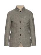 Brunello Cucinelli Wool And Cashmere-blend Herringbone Jacket