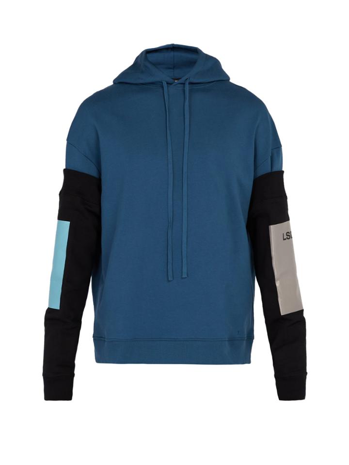 Raf Simons Cotton Hoodie With Detachable Sleeves