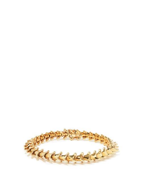 Matchesfashion.com Shaun Leane - Serpents Trace Slim Gold-vermeil Bracelet - Mens - Yellow Gold
