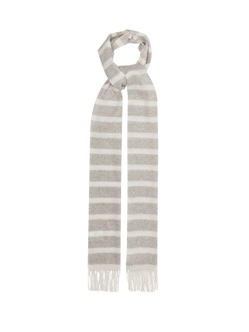 Matchesfashion.com Weekend Max Mara - Paglia Scarf - Womens - Light Grey
