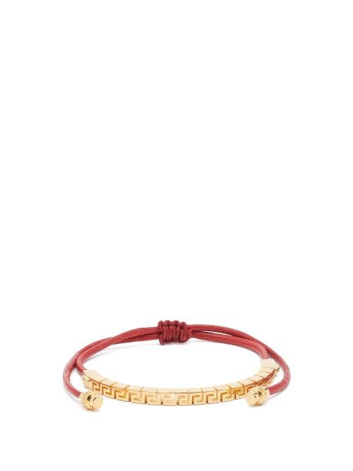 Matchesfashion.com Versace - Greca Bracelet - Mens - Gold