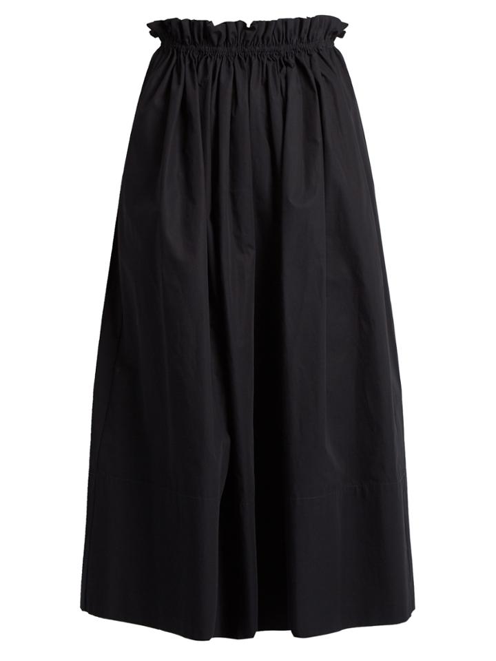 Chloé Paperbag-waist Cotton Skirt
