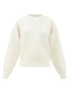 Matchesfashion.com Joseph - Round-neck Ribbed Merino-wool Sweater - Womens - Ivory