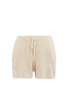 Ladies Lingerie Skin - Weslin Organic Cotton-blend Shorts - Womens - Light Beige
