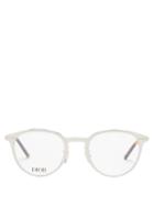 Matchesfashion.com Dior - Dioressential Round Metal Glasses - Mens - Silver