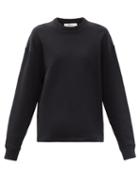 The Row - Derovere Loopback Cotton-jersey Sweatshirt - Womens - Black