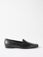 Khaite - Pippen Leather Loafers - Womens - Black