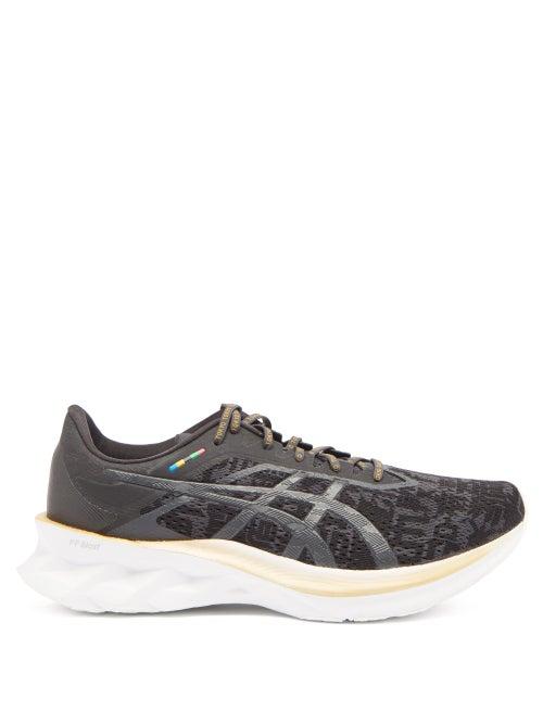 Matchesfashion.com Asics - Novablast Mesh Running Trainers - Mens - Black