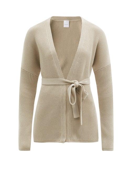 Matchesfashion.com Max Mara Leisure - Cavallo Cardigan - Womens - Beige