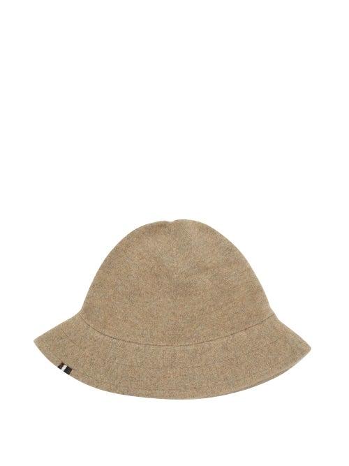 Matchesfashion.com Extreme Cashmere - No.166 Harris Stretch-cashmere Bucket Hat - Womens - Beige