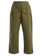 Matchesfashion.com Chimala - Patch Pocket Cotton Trousers - Womens - Khaki