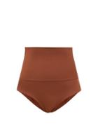 Matchesfashion.com Eres - Gredin High-rise Bikini Briefs - Womens - Brown