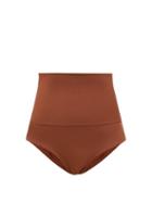 Matchesfashion.com Eres - Gredin High-rise Bikini Briefs - Womens - Brown