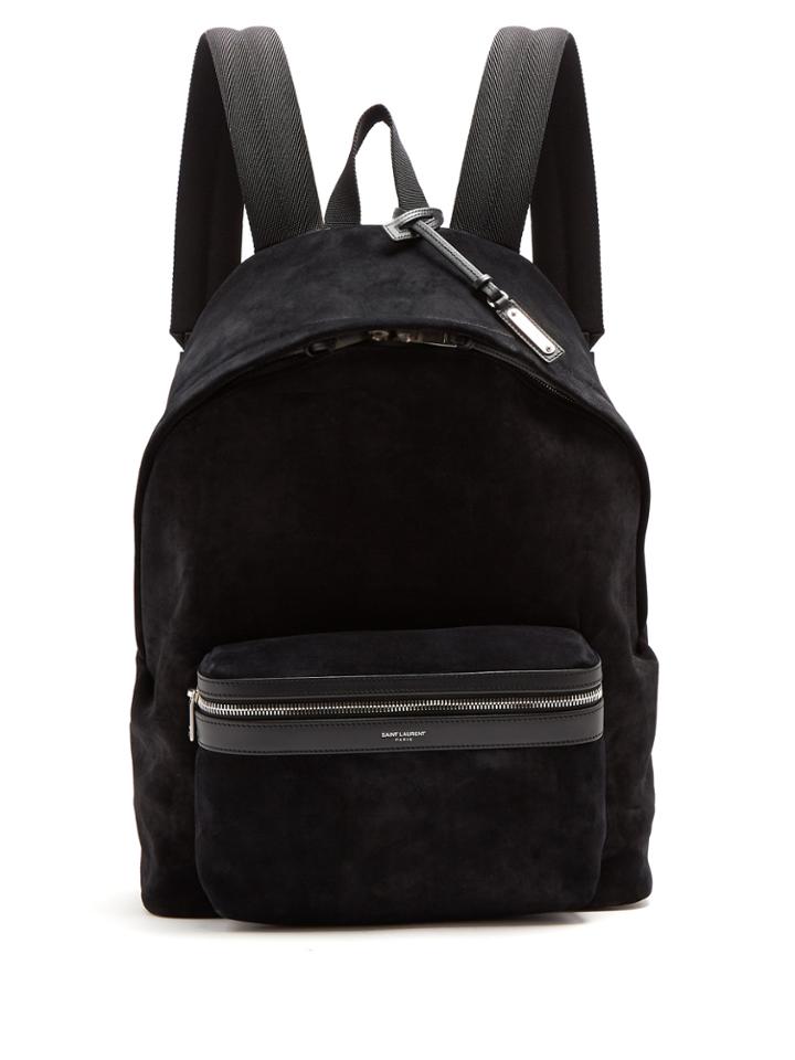 Saint Laurent Classic Suede Backpack
