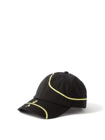 7 Days Active - Logo-embroidered Cotton Cap - Mens - Black