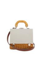 Matchesfashion.com Rodo - Sixty-six Small Wicker & Metal Box Bag - Womens - Silver Multi