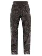 Walter Van Beirendonck - Crinkled Tyvek-vinyl Trousers - Mens - Black