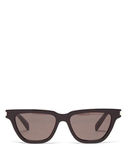 Saint Laurent - Sulpice Cat-eye Acetate Sunglasses - Womens - Black