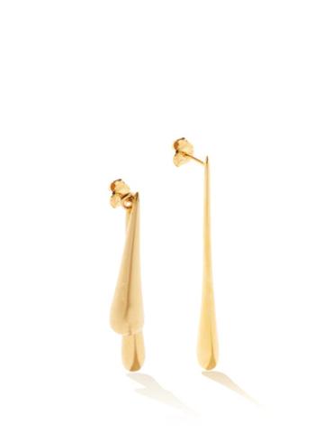 Ladies Jewellery Anissa Kermiche - The Lady Days 18kt Gold-plated Drop Earrings - Womens - Yellow Gold