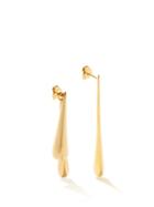 Ladies Jewellery Anissa Kermiche - The Lady Days 18kt Gold-plated Drop Earrings - Womens - Yellow Gold