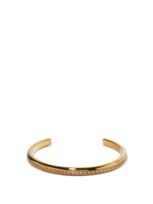 Matchesfashion.com Versace - Greca Gold-tone Cuff - Womens - Gold