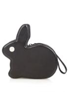 Hillier Bartley Bunny Leather Clutch