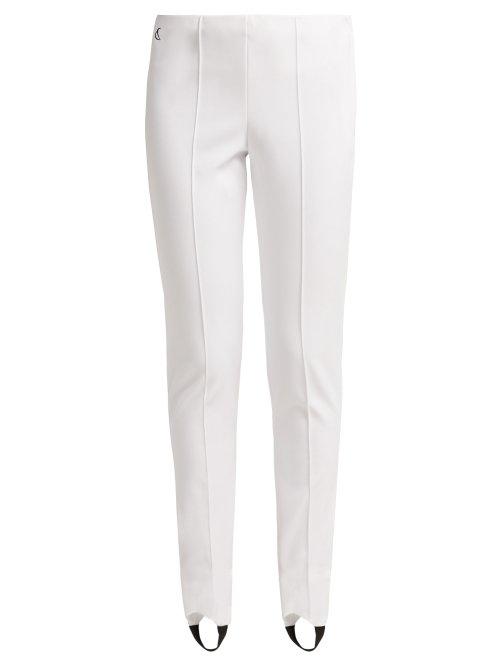 Matchesfashion.com Capranea - Stirrup Hem Ski Trousers - Womens - White