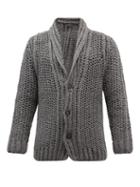 Iris Von Arnim - Fred Hand-knitted Cashmere-blend Cardigan - Mens - Grey