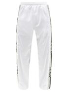 Mens Activewear Fendi - Ff-logo Panelled Track Pants - Mens - Black/white