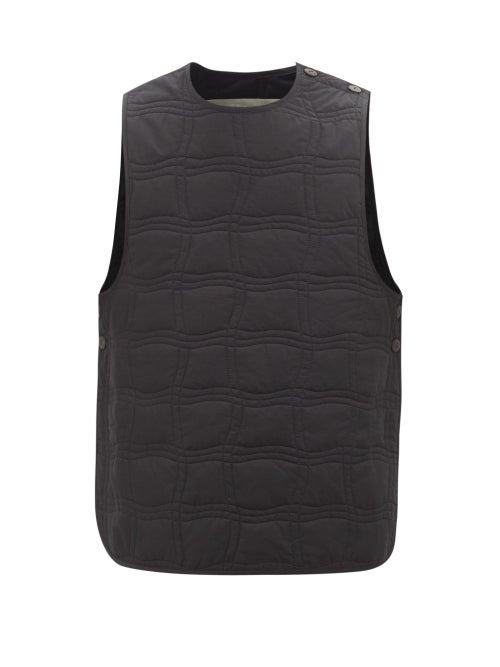 Toogood - The Sweep Padded-shell Gilet - Mens - Black