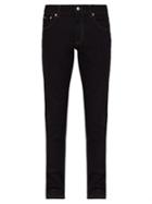 Matchesfashion.com Dolce & Gabbana - Raw Denim Skinny Fit Jeans - Mens - Navy