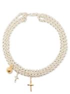 Alighieri - The Spellbinding Orb Sterling-silver Choker - Womens - Silver Gold