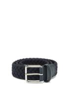Mens Accessories Anderson's - Woven Elasticated Belt - Mens - Navy