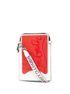 Mens Bags Christian Louboutin - Loubilab Leather & Rubber Cross-body Bag - Mens - Red White