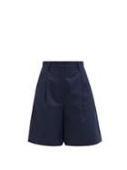 Matchesfashion.com Weekend Max Mara - Visino Shorts - Womens - Navy