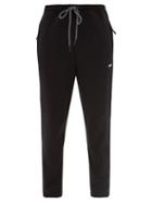 Reebok X Victoria Beckham - Logo-embroidered Cotton-jersey Track Pants - Womens - Black
