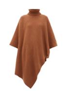 Matchesfashion.com Chlo - Roll-neck Cashmere Poncho - Womens - Brown