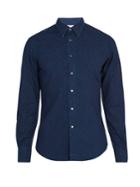 Boglioli Regular-fit Polka-dot Print Cotton Shirt