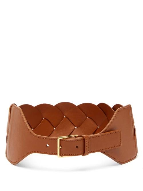 Matchesfashion.com Altuzarra - Braided Leather Belt - Womens - Tan