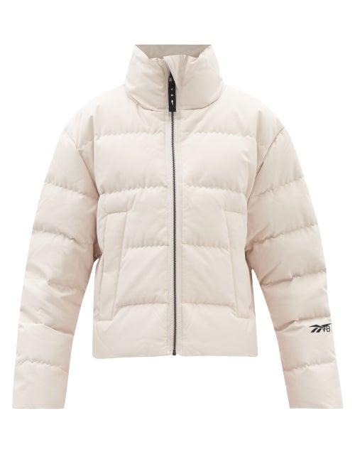 Reebok X Victoria Beckham - Cropped Quilted-shell Jacket - Womens - Ivory